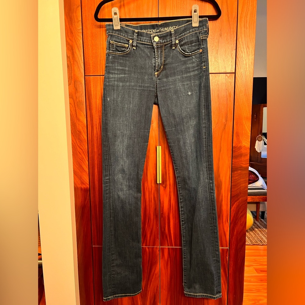 Citizen of Humanity Ava low rise straight leg jeans size 27